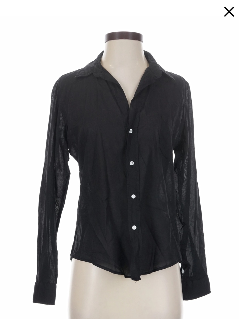 Frank & Eileen Black button down